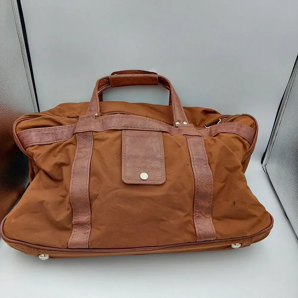 Samsonite Silhouette Vintage Weekender Travel Bag-Brown-1970/80 Classic Carry-on